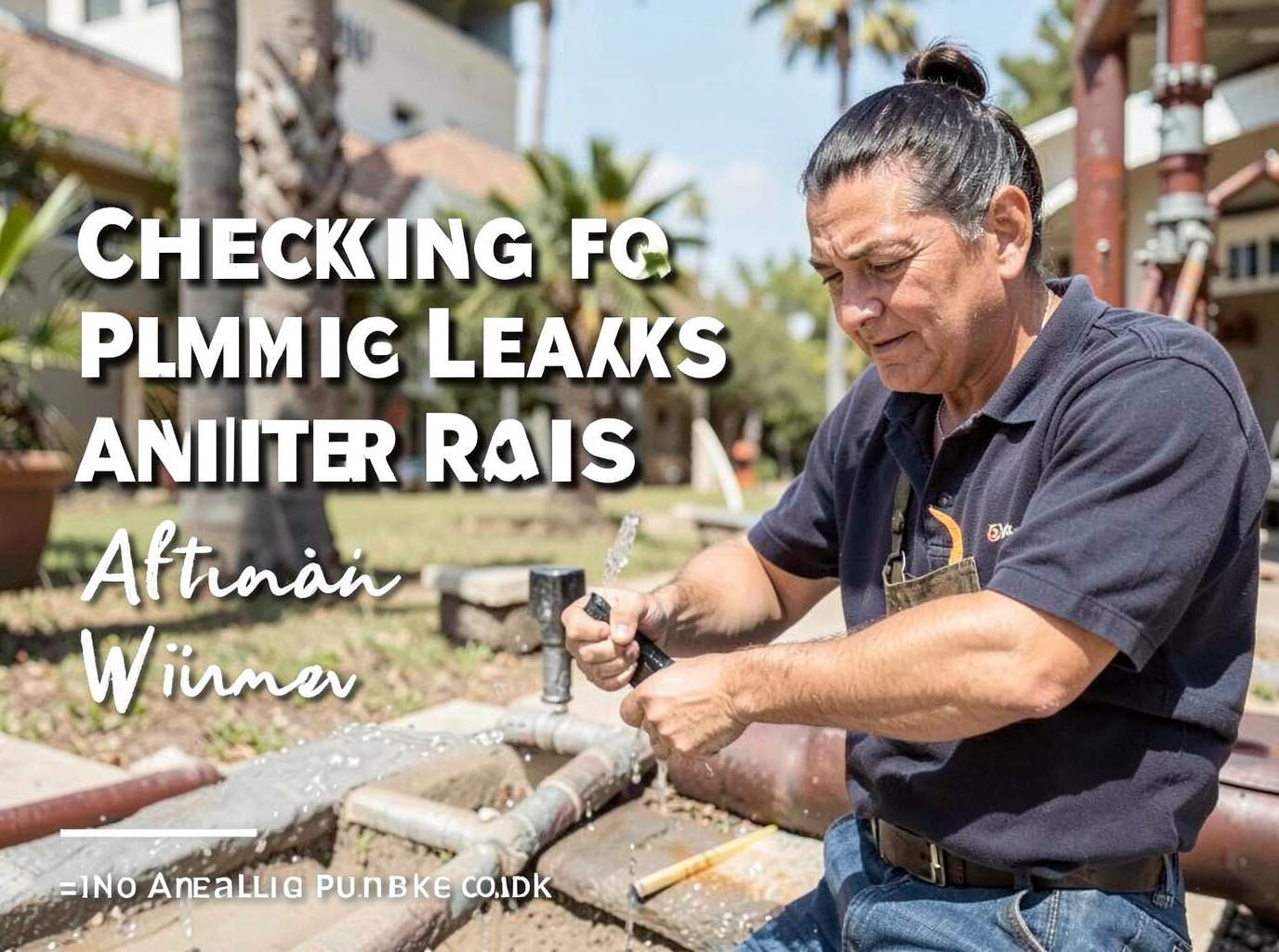 Checking for Plumbing Leaks After Anaheim Winter Rains