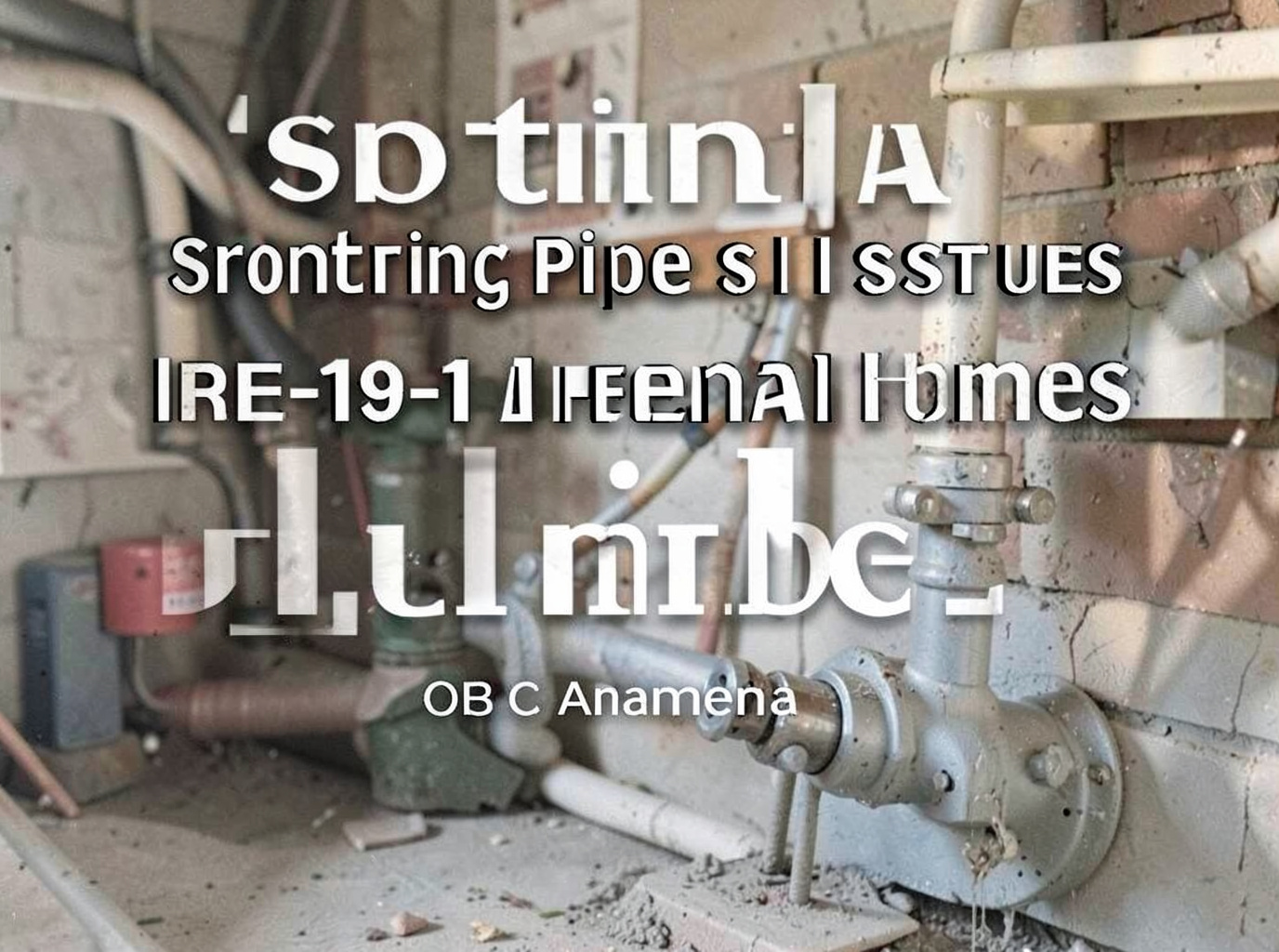 Spotting Pipe Issues in Pre-1980 Anaheim Homes